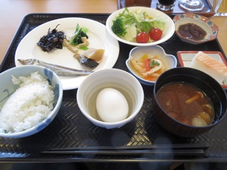 朝食バイキング