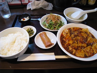 四川麻婆豆腐定食