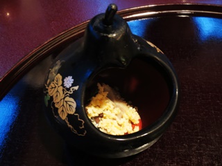 小鉢：三陸〆鯖の卯の花和え　小岩井大豆
