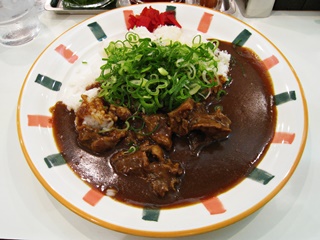 牛筋ねぎカレー