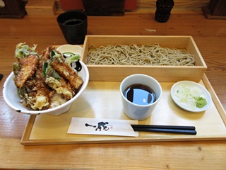 春天丼と十割せいろ蕎麦