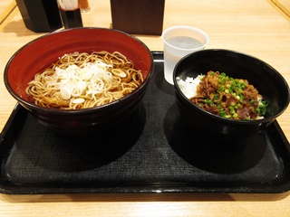 かけ蕎麦＋ミニ肉丼