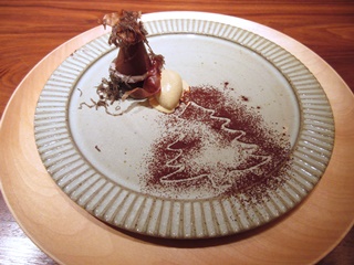 黒トリュフ(フランス トゥーレーヌ産)とチョコレート