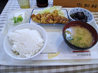 チキン南蛮・なす揚げびたし・冷奴・ごはん・みそ汁