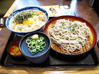 月見親子丼セット