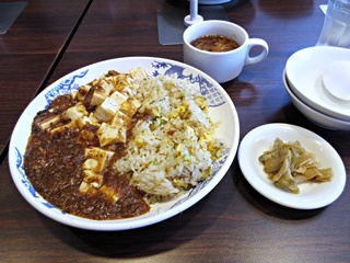 麻婆チャーハン定食