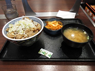 ねぎ塩牛カルビ丼(並)＋Ｃセット