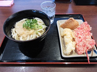 かけうどん(並)他