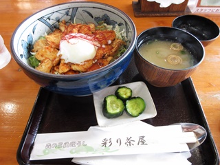 四万十鶏の鬼味噌丼