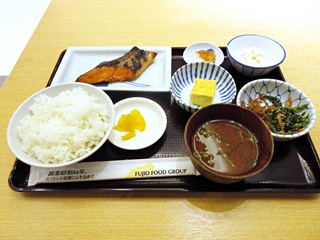 銀鮭西京焼き定食