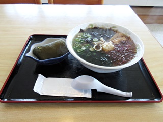 海藻３種のせラーメン＋若生おにぎり