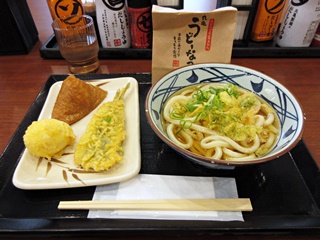 かけうどん(並)他