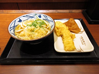 かけうどん(並)他