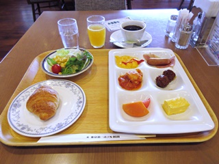 朝食バイキング
