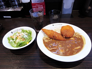 海の幸カレー＋サラダ・ドリンクセット