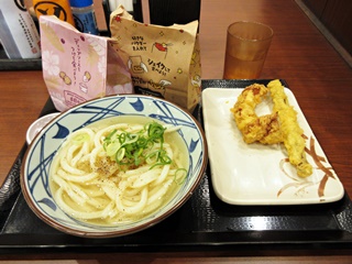 冷たい旨塩うどん(並)他