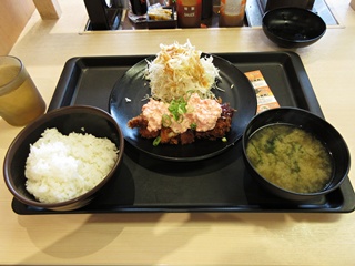 紅生姜タルタルチキンかつ定食