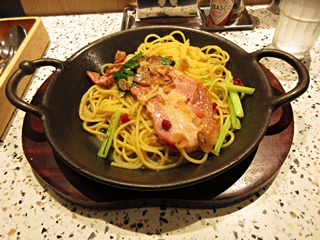 １枚ベーコンのペペロン(小盛)