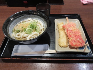 かけうどん(並)他