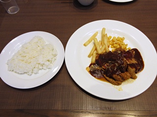 チキンストロガノフ・ライス