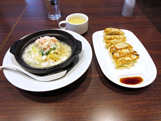 本ずわい蟹あんかけ土鍋チャーハン＋本格焼餃子