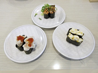 あんきも軍艦・真鱈白子軍艦・コーン