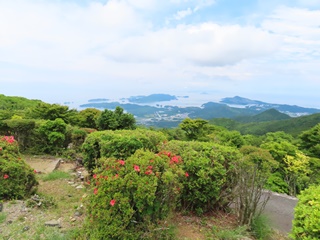 朝熊山頂展望台からの眺望