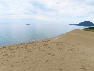 馬の背からの日本海