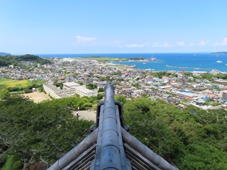 天守からの眺め