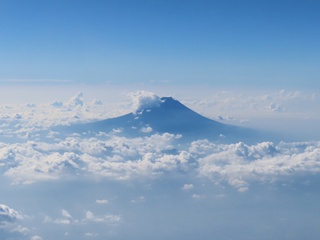 長野県側からの富士山
