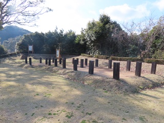 第二曲輪掘立柱建物跡