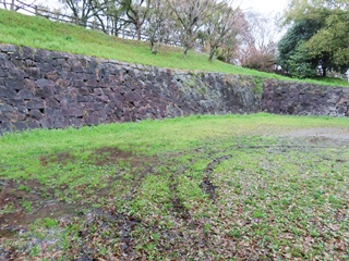 宇土城(城山)の石垣(2)