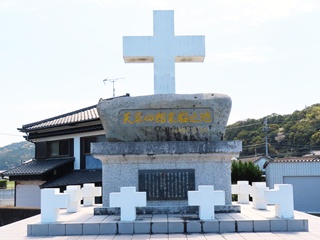 天草四郎乗船之地碑