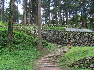 桜馬場下の石垣